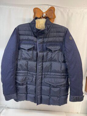 Moncler Jacob Mixed Media Down Field Jacket -
